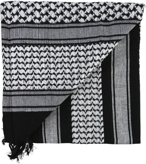 Duke Defense Keffiyeh - Tactical Desert Scarf Cotton Keffiyeh Scarf Military Scarf Keffiyeh Authentic - 100% Cotton Shemagh...