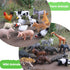 RCOMG 24 PCS Small Animal Toys Set: Farm Animal Toys & Forest Animal Figures, Realistic Animal Figurines Cake Topper Party Favor for Kids Toddlers...