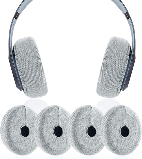 JARMOR Earpads Sweater Cover Protectors with Stretchable Knit Fabric for Beats Studio 3/2 Bose QC35 25 15 Headphones and Other Headsets with 3-4 I...