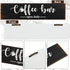 Coffee Bar Sign Wood Coffee Station Decor Rustic Small Wall Art Farmhouse Coffee Wall Decor Wooden Coffee Bar Accessories Wall Hanging Plaque for ...