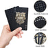 Joyoldelf Playing Cards, Black Playing Cards & Waterproof Playing Cards & Plastic Playing Cards with Box, Cool & Flexible Poker Cards/Deck of Card...