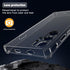 for ZTE Nubia Red Magic 9 Pro Case with Screen Protector (2-Pack), HD Scratch Resistance 9H Tempered Glass,Transparent TPU Shock-Absorption Flexib...