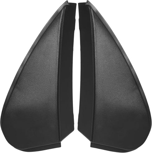 Front Left Right Door Mirror Corner mudguard Triangle Cover No.6011802170/6011702170 for Toyota Corolla 2014-2016 Plastic Black 1 Pair...