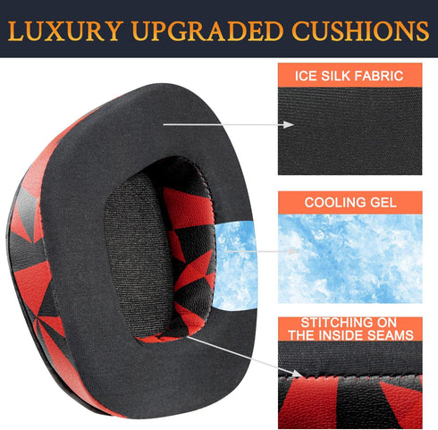 SOULWIT Earpads Replacement for Corsair Void/Void Pro/Void Elite/Surround Wired & Wireless RGB USB Gaming Headsets, Ear Pads Cushions with Noise I...