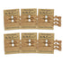 6 Packs Hair Tie Favors for Bridesmaids, Bachelorette Party & Bridal Shower Gifts (Gold)...