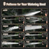 Metal Garden Hose Nozzle 9 Watering Patterns, Hose Sprayer Heavy Duty, Spray Nozzles For Garden Hose, Garden Hose Nozzle Sprayer Anti-Slip, High P...