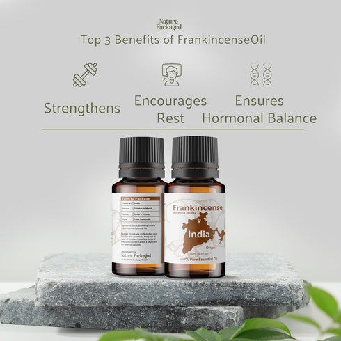 Frankincense Essential Oil - Direct from Madhya Pradesh, India - Pure Essential Oil for Diffusers and Aromatherapy | 100% Pure Therapeutic Grade (...