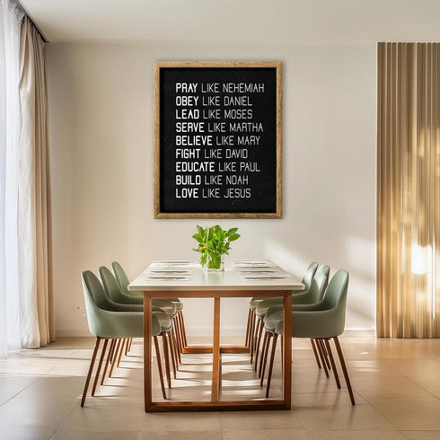 Posterizer 1 pcs-Spiritual Role Models Encouraging Wall Art-Religious Posters-Gifts for Christians - Gift for Men Women Entrepreneur Teens - Decor...