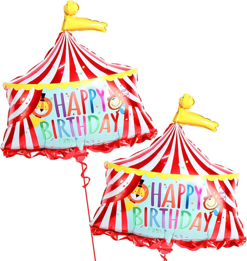 Katchon, Circus Tent Carnival Balloons - Gaint 30 Inch, Pack of 2 | Carnival Theme Party Decorations | Circus Balloons for Carnival Decorations | ...