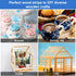 280 Pieces Balsa Wood Sticks 1/8 x 1/8 x 12 Inch Hardwood Square Dowels Balsa Wood Strips Square Wooden Dowel Rods Unfinished Wood Sticks for Craf...