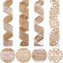4 Rolls Burlap Ribbon Lace Roll Crafts Ribbon with 32 Feet Twine Rope for Wedding Christmas Decoration DIY Handmade Crafts, 5.5 Yards for Each Rol...