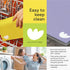 EKOH Swedish Dishcloths for Kitchen - Eco Sponge Cloth - Reusable Absorbent Cleaning Cloths for Washing Dishes - Paper Towel Alternative - Cellulo...