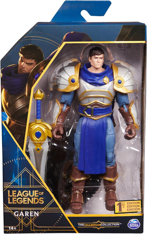 Official Garen Premium Collectible Action Figure with Base, Over 6-Inches Tall, The Champion Collection, Collector Grade, Ages 14 and Up...