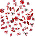 Buttons Galore Candy Cane Super Value Pack Craft Buttons, Red 50 Pack...