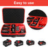 Battery Case Hard Carrying Storage Box Holder, Carrying Case for Milwaukee M12 12V Battery and Charger, Holds for 2.0/3.0/4.0/5.0/6.0/6.5/8/9.0/12...