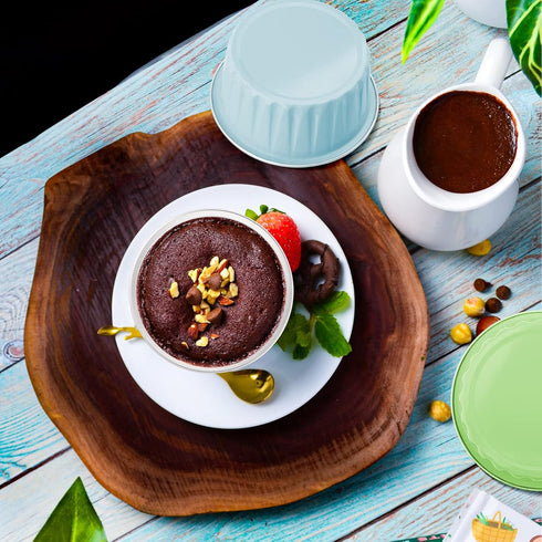 EUSOAR Dessert Cups Aluminum Foil, 25pcs 5oz Disposable Creme Brulee Baking Cups Ramekins, 5 Colors Mixed Cupcake Liners Containers Wrappers, Mini...
