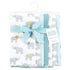 Hudson Baby Unisex Baby Flannel Burp Cloth 7pk, Teal Elephant, One Size...
