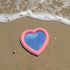BinaryABC Heart Makeup Mirror Cosmetic Mirror Wall Desktop Mirror Bedroom Mirror(Pink)...