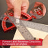 P.I.T. Angle Finder Protractor 8 Inch/203mm, Aluminum Alloy Construction Protractors,Adjustable Angle Finder Ruler for Carpenters & Woodworking Ho...