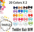 CÉLLOT Toddler Hair Accessories - 40pcs 2.75" Elastics Rubber Ribbon Bands, Bows for Baby Girls, Kids & Children...