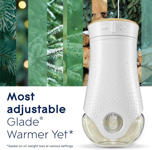 Glade PlugIns Refills Air Freshener, Scented and Essential Oils for Home and Bathroom, Twinkling Pine & Cedar, Limited Edition Scent, 3.35 Fl Oz, ...