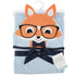 Hudson Baby Unisex Baby Cotton Animal Face Hooded Towel, Nerdy Fox, One Size...