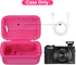 Canboc Camera Case for Canon PowerShot G7 X Mark II/ G7X Mark III Digital 4K Vlogging Camera, Point and Shoot 4K Video Camera Bag, Zipper Mesh Poc...