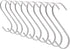 Flat S-Shaped Hanging Hooks - for Kitchen Utensils, Garage or Garden Tools, etc. - Heavy Duty Genuine Solid 304 Stainless Steel - Multi Purpose - ...