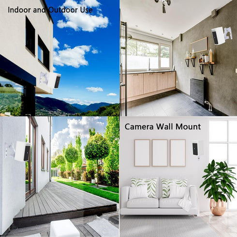 Camera Wall Mount Compatible with Wyze Battery Cam Pro, Camera Corner Mounting Bracket 180°Adjustable Security Camera Ceiling Mount for Drill Inst...