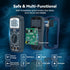 Digital Multimeter DC AC Voltmeter, Ohm Meter, Fast Accurately Measures Voltage, Current, Resistance, Continuity, Diode, hFE, Tests Live Wire...