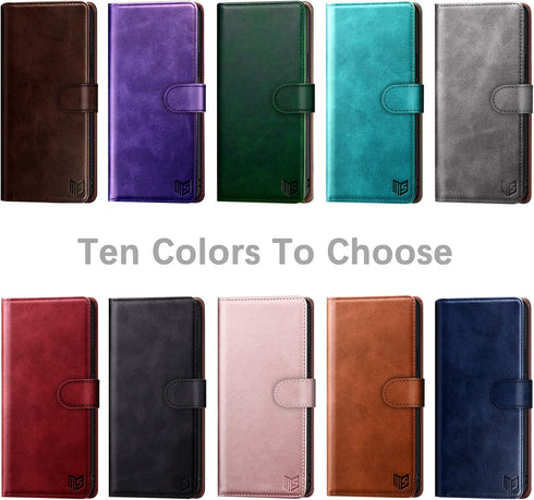 SUANPOT for Samsung Galaxy S20 Ultra 6.9"(NON S20/S20+)Leather Wallet case with RFID Credit Card Holder Flip Folio Book Magnetic Cover Pocket Shoc...