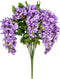 Vickerman Everyday Artificial Lavender Wistera Bush 19" Long - Sophisticated Faux Flowers with Lifelike Appearance for Indoor Use - Add Charm to Y...