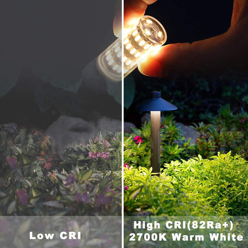 G4 T3 LED Landscape Bulbs 5W 12~24V, G4 40W 35W Halogen Equivalent,2700k Soft Warm White,Low Voltage G4 JC Bi-Pin Light Bulbs for Outdoor Deck Sta...