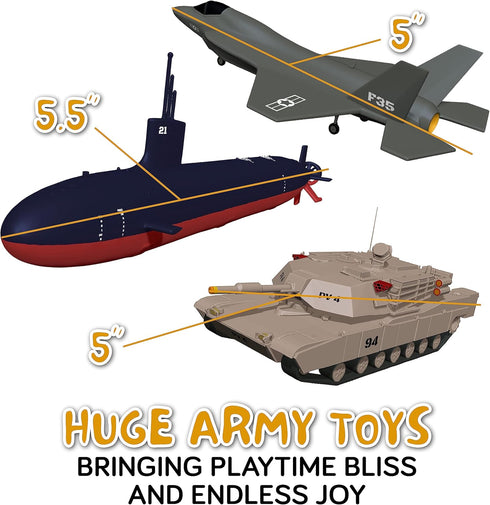 Mold Free Bath Toys for Babies and Toddlers, No Hole Bath Toys, Army Bath Toys no Mold for Tub, Beach, Pool, BPA-Free, Safe, Fun Infant Baby Bath ...