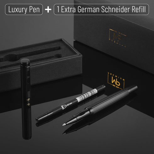 Mr. Pen- Luxury Pen, Matte Black Barrel, Black Ink, Fancy Pen, Fancy Pens for Women, Nice Pens for Men, Pen Gift, Writing Pens, Metal Pen, Fancy P...