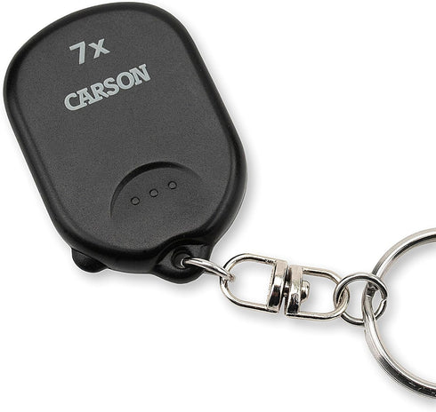 Carson Clip and View Pop-Up Retractable 7X Aspheric Keychain Magnifier (GN-70)...
