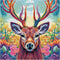 51buyoutgo Deer 11ct Cross Stitch Kits, 11 CT Funny Pre Printed Counted Stamped Cross Stitch Embroidery Needlepoint Needlework Patterns Kits for B...
