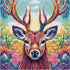 51buyoutgo Deer 11ct Cross Stitch Kits, 11 CT Funny Pre Printed Counted Stamped Cross Stitch Embroidery Needlepoint Needlework Patterns Kits for B...