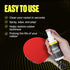 PRO SPIN Ping Pong Paddle Cleaner - Table Tennis Rubber Cleaning Kit - 200ml Rubber Cleaner & Sponge Included | Eliminate Dirt & Dust | Optimal Sp...