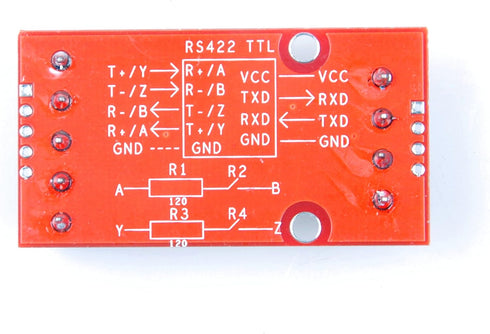 RS422 to TTL/UART/MCU Serial Port Signal Mutual Conversion Module with Over-Voltage Over-Current Protection- (5V)...
