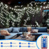 ZAIYW 300 LED 100Ft Solar Fairy Lights Outdoor, Solar Sliver Wire Fairy Lights with Timer Remote, Twinkle Lights Waterproof for Tree Garden Patio ...