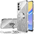 nancheng Case for Galaxy A15 5G, for Samsung Galaxy A15 5G Case with Ring Kickstand Lanyard Shockproof Protection Phone Case Cute Soft TPU Glitter...