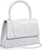 Silver Evening Bag Glitter Party Clutches Handle Women's Evening Handbags Small Bride Wedding Purses for Women Crossbody Cocktail Prom Handbags...