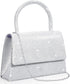 Silver Evening Bag Glitter Party Clutches Handle Women's Evening Handbags Small Bride Wedding Purses for Women Crossbody Cocktail Prom Handbags...