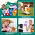 No Stuffing Dog Toys, 8 Pack Dog Squeaky Toys, Durable Plush Dog Toys, Cute Animal Plush Toys, Pet Entertaining Toys Interactive Teething Chew Toy...