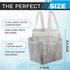 Handy Laundry Mesh Shower Caddy Bag - Collapsible, Portable Bathroom Organizer for Travel, Gym, and Dorm Use - Easily Carry & Organize College Dor...