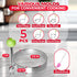 5Pcs Stainless Steel Ring Molds for Cooking Egg - Pancake Shapes Cooking Rings Egg Rings for Frying Eggs Round Egg Cooker Ring - Egg Ring Mold Coo...
