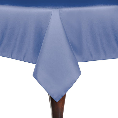 Ultimate Textile 60 x 60-Inch Square Polyester Linen Tablecloth Periwinkle Blue...