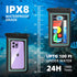 Waterproof Phone Pouch,IPX8 Universal Waterproof Case Underwater Dry Bag Compatible to iPhone 15 13 12 Pro Max SE2 11 Pro XR X 8 7 6s Plus Galaxy ...