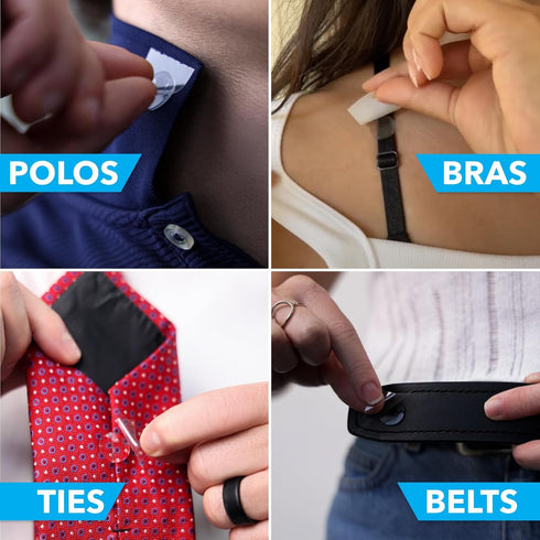 Collar Stays for Men’s Dress Shirts & Polo’s. Fashion Hack for Plastic, Metal, & Magnetic Collar Stay 24hr Hold...